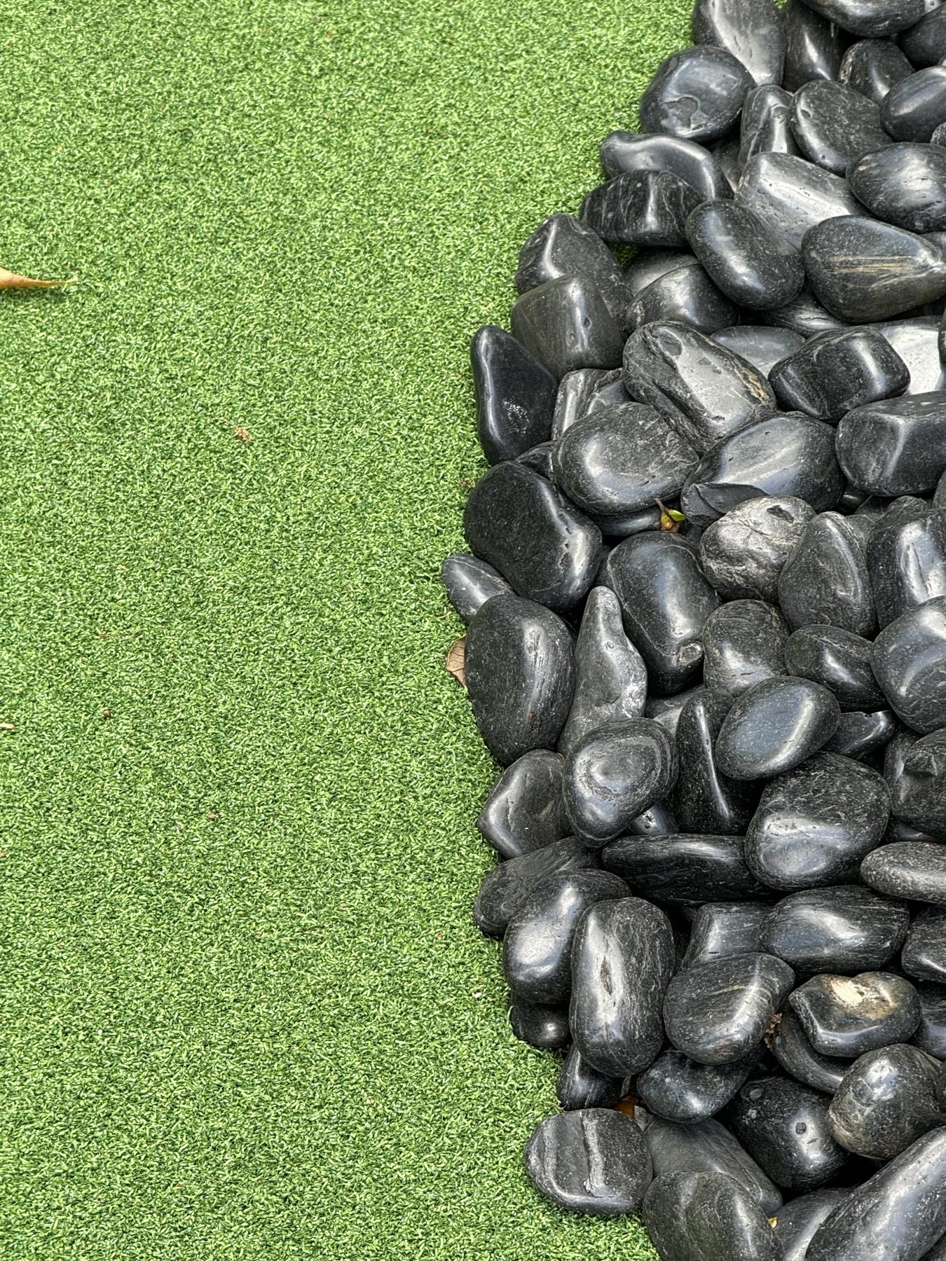 Professional artificial turf installation